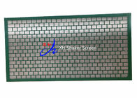 स्टेनलेस स्टील प्लेट भंवर शेल शेकर स्क्रीन 1167 * 610 * 25 मिमी हरे रंग में