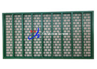 स्टेनलेस स्टील प्लेट भंवर शेल शेकर स्क्रीन 1167 * 610 * 25 मिमी हरे रंग में