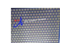 रैखिक मोशन शैल शेकर के लिए एसएस 304 ब्लू कलर डीएफई ऑइल फ्लैट शीकर स्क्रीन
