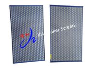 2-3 परत फ्लैट प्रकार रॉक शेकर स्क्रीन स्टेनलेस स्टील 316 नीले रंग Swaco DFE