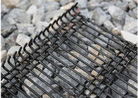 फ्लैट झुका हुआ बुना हुआ स्टेनलेस स्टील का तार बुना तार जाल कोयला खदान